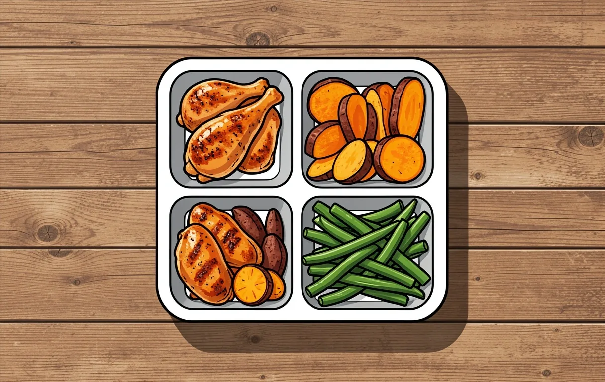 Balanced meal templates